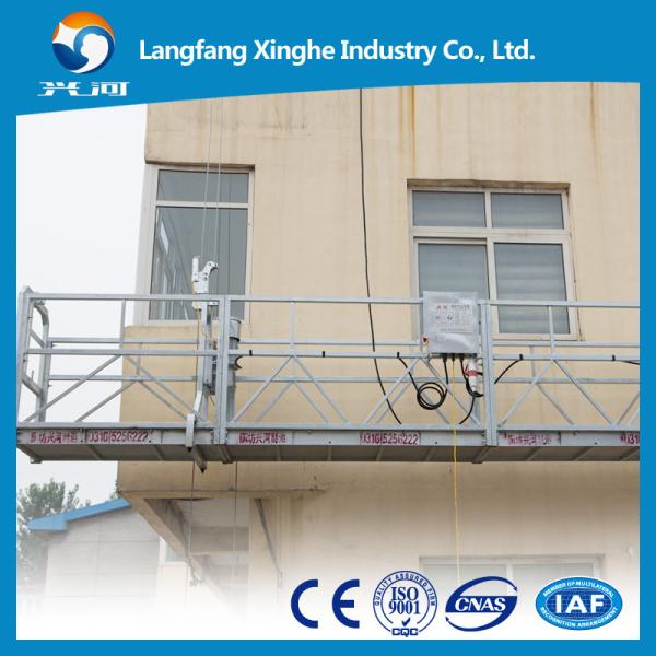Buy Construction working gondola , Access lifting cradle , electric suspended scaffold platforms at wholesale prices