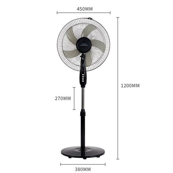 16-inch Cold Air Ventilation Device Large Wind Floor Fan for Hotel Floor Installation