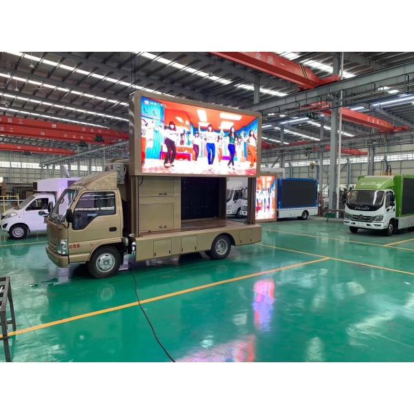 Isuzu Outdoor Mobile LED Screen Advertising Display Billboard Trucks