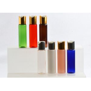 Quality No Leaking Empty Plastic Pump Bottles 30ml Aluminum Press Caps Multi Colors for sale