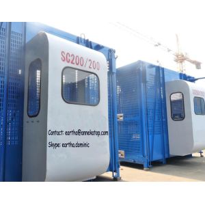 4t total load double cage building construction hoist