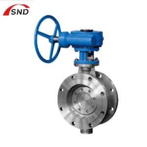 OEM Three Eccentric Hard Seal Butterfly Valve Flanged Multi Layer