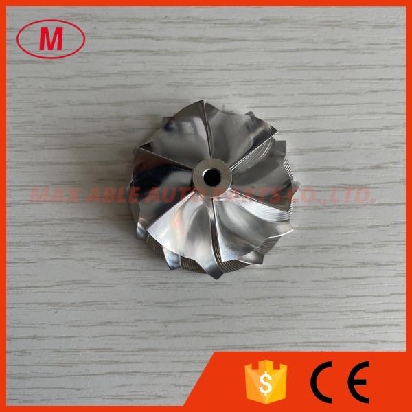 TD03 39.10/46.00mm 6+6 blades high performance turbocharger milling/aluminum 2618/billet compressor wheel