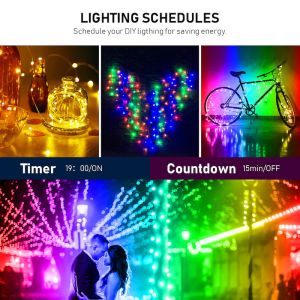 Outdoor Ip44 Waterproof Amazon Alexa Smart Light Bulbs Remote Control Decorative