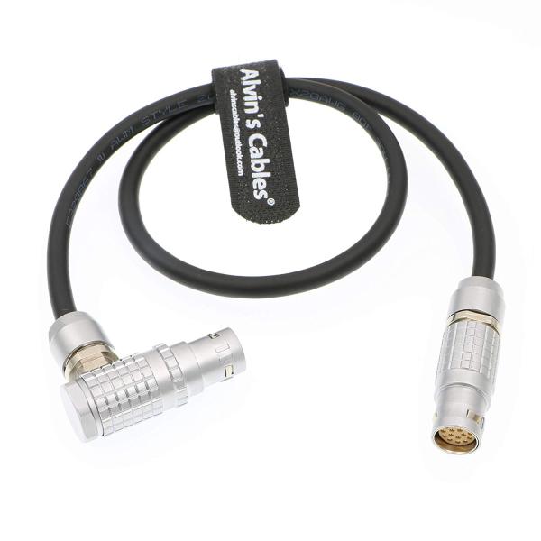 Alvin's Cables ARRI Classic EVF Cable 16 Pin Male Right Angle to 16 Pin Female Straight