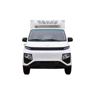 China 2 Tons Gasoline Mini Refrigerated Box Truck 1-10T Load Capacity Small Freezer Truck on sale