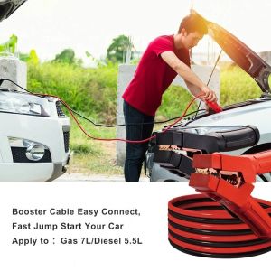 CE 50MM2 Connecting Booster Cables 1500A Heavy Equipment Jumper Cables