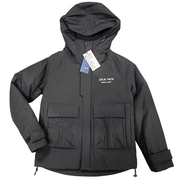 Buy Outdoor Wear Puffer Jacket With Hoodie F420 Tu8 Long Sleeve Casual at wholesale prices