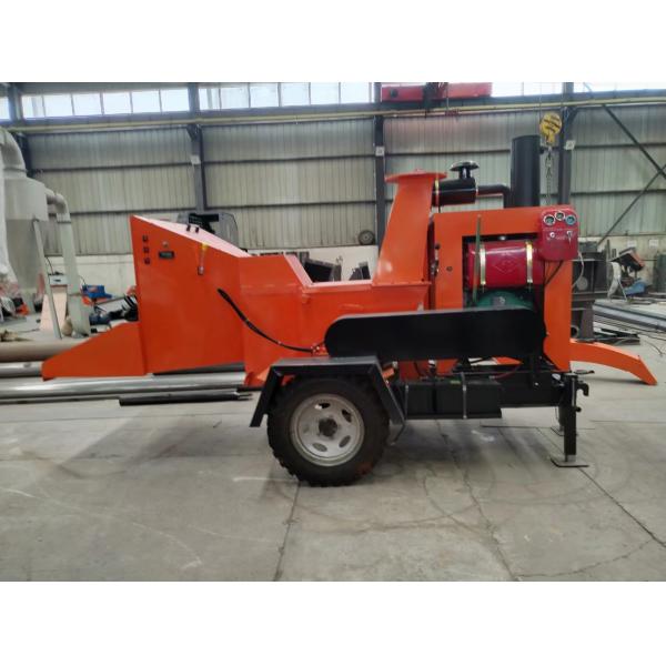 Industrial electric wood log chippers heavy duty mobile round wood log chipping machine sawdust crusher machine for sale