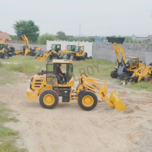 2200kg Rated Load Compact Wheel Loaders Axle Large Hub