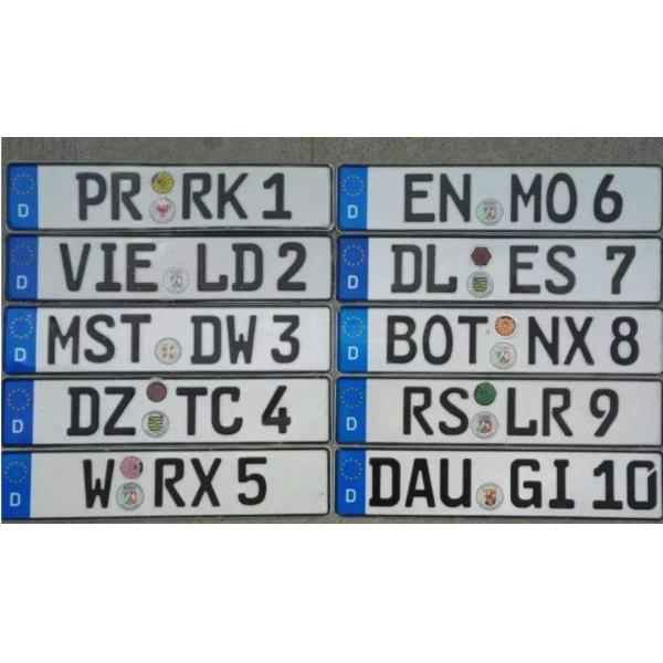 300pc / H number plate printing equipment number stamping machine 2400w For Car