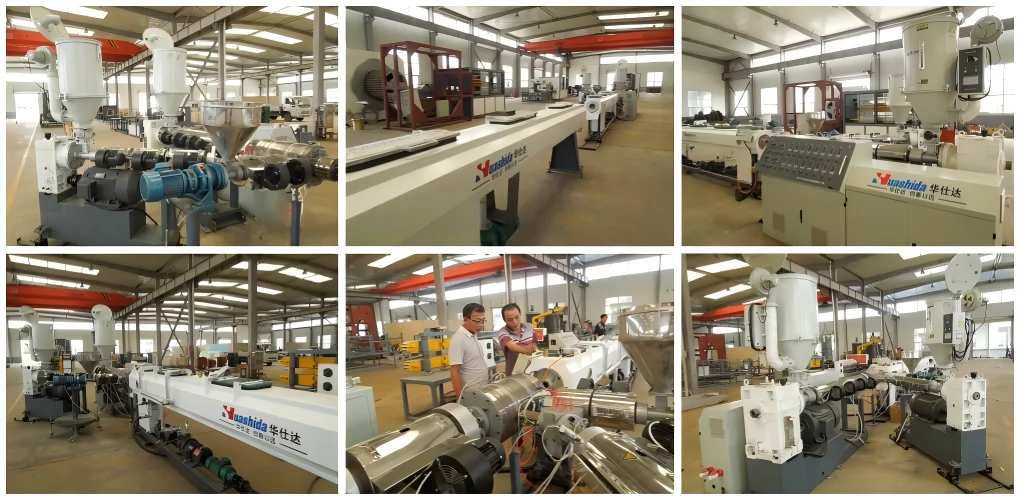 HDPE Solid Wall Pressure Pipe Extrusion Line for Water/Gas Supply