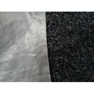 Quality Black curly lamb wool composite leather&amp;870gsm for sale