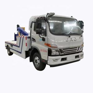 JAC Multifunction Platform Road Wrecker Truck Obstacle Clearing Vehicle Trailer