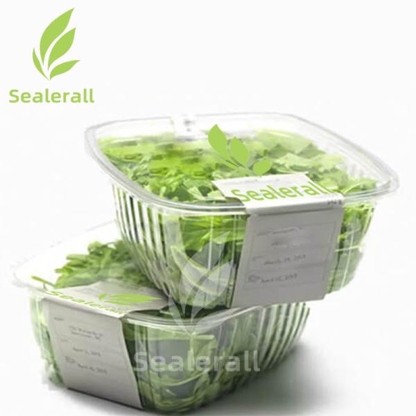 Fresh Vegetable Modified Atmosphere Packing Machine Plastic Box With Automated