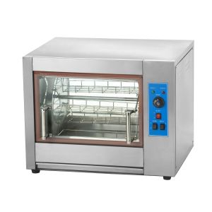 Commercial Electric Rotisserie Oven 6.2kw Stainless Steel Restaurant Rotisserie