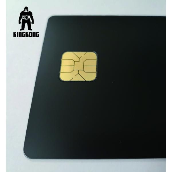 Luxury Copper Metallic Ink Business Cards For Bank SLE4442 Chip Matt Effect