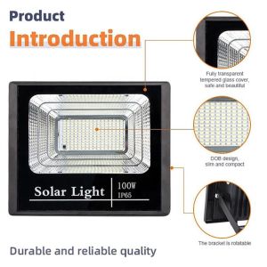 Quality Waterproof Solar Panel Security Light 60W 100w LED Security Light for sale