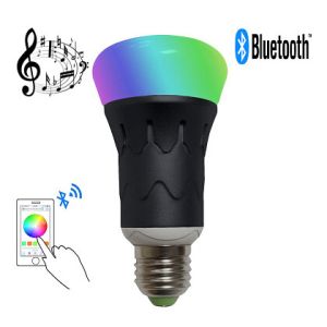 Quality MR RGBW LED Bluetooth Speaker Bulb Dimmable Multicolored Color Changing for sale
