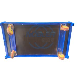 Galvanized zinc Danish Flower Trolley Shipper Container Racks Shelf Racks