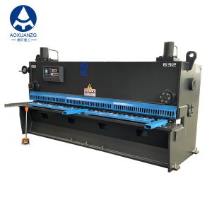 Q12K-6X3200MM Precision Hydraulic Guillotine Shearing Machine NC E21S Shears