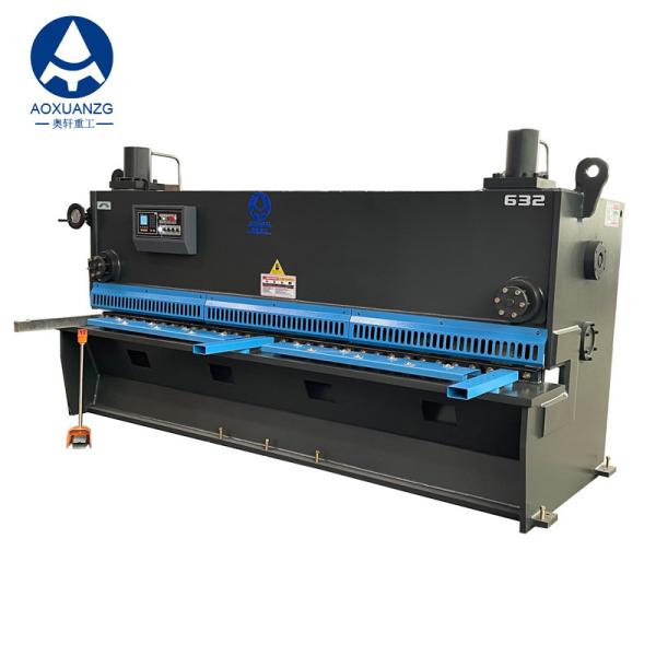 Q12K-6X3200MM Precision Hydraulic Guillotine Shearing Machine NC E21S Shears