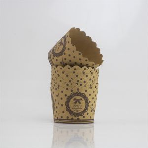 Gold Foil Cupcake Paper Liners Custom Printed Cupcake Paper Molds