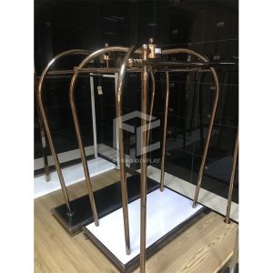 OEM Boutique Wedding Dress Clothing Shop Display Furniture Rack Monomer Design
