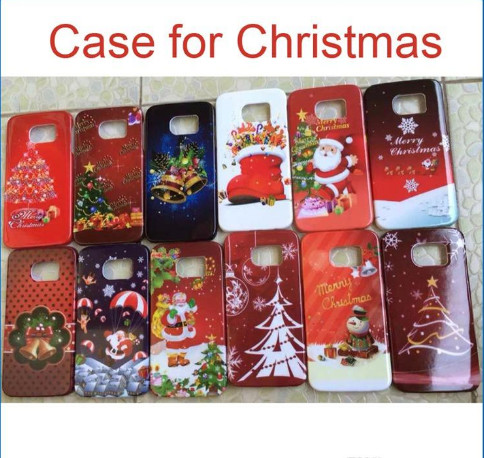 Buy Christmas PC hard back Case Cover Santa Claus Cases For iphone 6 plus 5S 4S Samsung Galaxy S5 S6 S7 Note 4 7 Christmas at wholesale prices