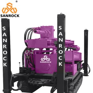 Travelling Speed 2.5km/h Multifunctional Water Well Drill Rig Hydraulic Drilling