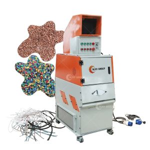 30-50kg/h Capacity Waste Insulated Copper Wire Cable Granulator for Small