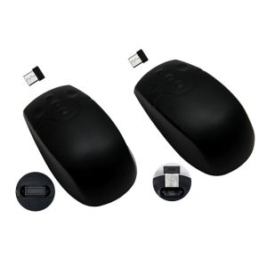 Stylish Sleek Wireless Laser Mouse Industrial / Medical Grade Silicone Material