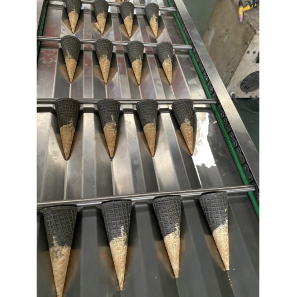 Buy Two Color Save Gas 3500pcs/h Ice Cream Cone Making Machine at wholesale prices