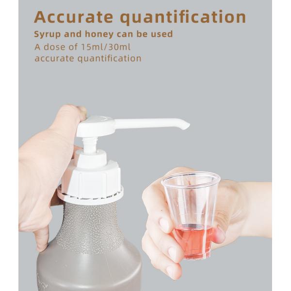 UKPACK'S UKR30 54-410 Plastic Sauce Dispenser Pump 10ml 15ml 20ml 25ml 30ml