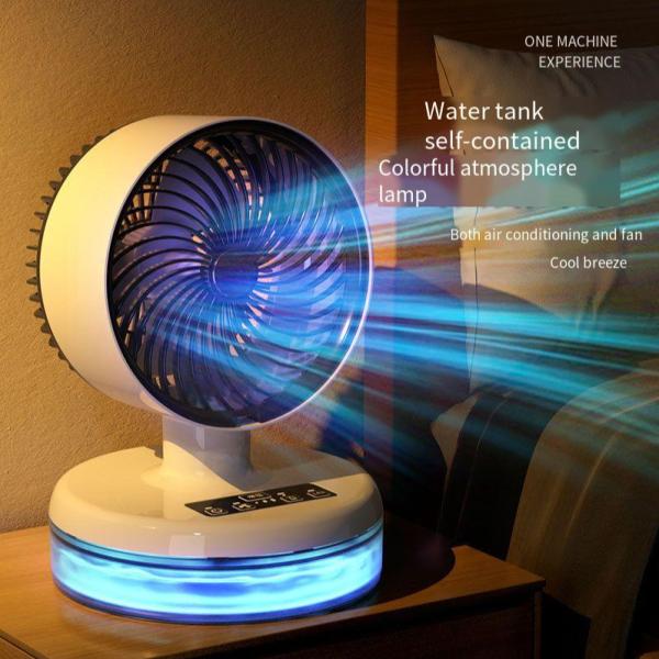 Household Mini 900 ml Air Conditioning Fan Portable USB Rechargeable Spray Air Cooler
