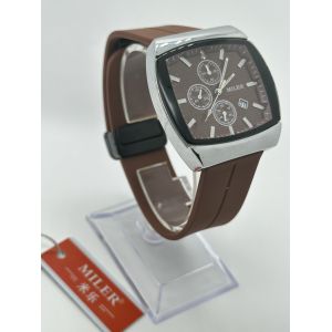 Customized Quartz Wrist Watch Luminous Hands Band for Men with Battery