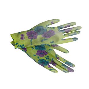 Wear Resistant Garden Work Gloves , Floral Womens Gardening Gloves