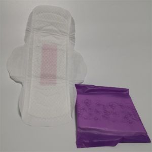 Woman Care Cotton Female Anion Sanitary Pads 390mm