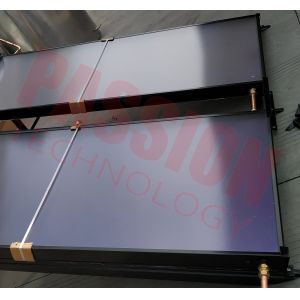 Blue Absorber Flat Panel Solar Collector