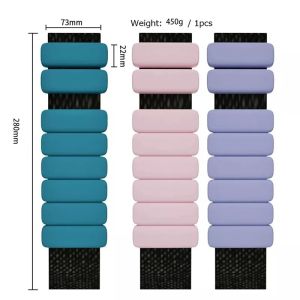 China Wearable Bracelet Weights Silicone Waterproof For Wrist Strength Training on sale
