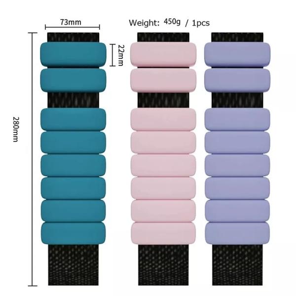Buy Wearable Bracelet Weights Silicone Waterproof For Wrist Strength Training at wholesale prices