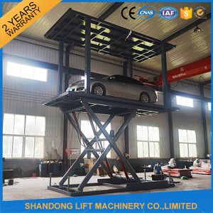 Car Lift Ramps Double Deck Car Parking System with Electricity Leakage