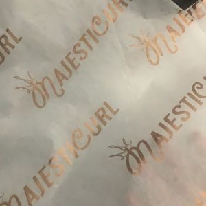 Gold Foil Printable 28g A4 Gift Wrap Tissue Paper