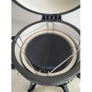 Damping Hinge Gey 150x78x135cm Charcoal Kamado Grill