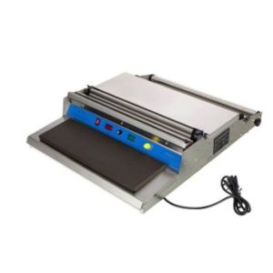 Supermarket Cling Film Wrapping Machine With Cutter for PET PVC POF PE PP Shrink