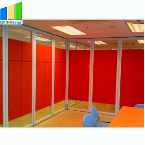 Ebunge Tempered Glass Foldable Divider Sliding Glass Partitions