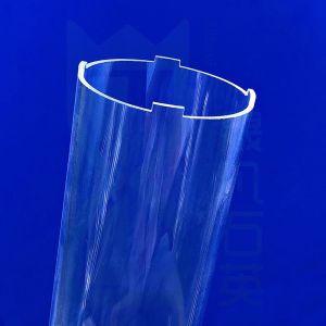 High Temperature Corrosion Resistant High Permeability Quartz Glass Tube Fused