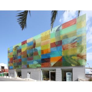 Flat Digital Ceramic Printing On Glass For Bathroom / Partition