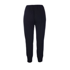 Stretchy Slim Fit Trousers Womens Pu Jersey Legging In Two Fabric Casual Type