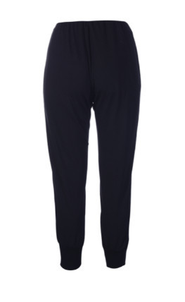 Buy Stretchy Slim Fit Trousers Womens Pu Jersey Legging In Two Fabric Casual Type at wholesale prices